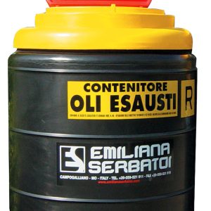 Serbatoio per olio esausto QUIOIL 300 lt. Nero