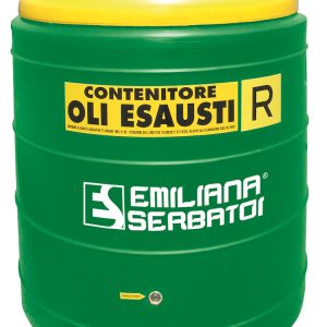 Serbatoio per olio esausto verde QUIOIL 500 lt.